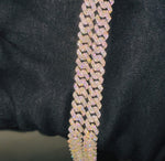 8mm Moissanite Cuban Bracelet