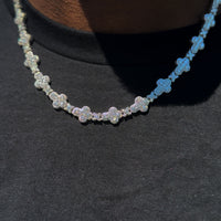 10mm Moissanite Cross Link Chain